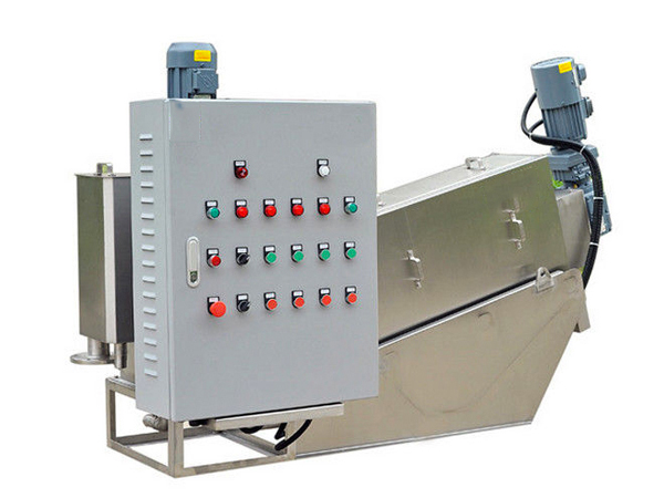 hình ảnh thực tế máy ép bùn trục vít