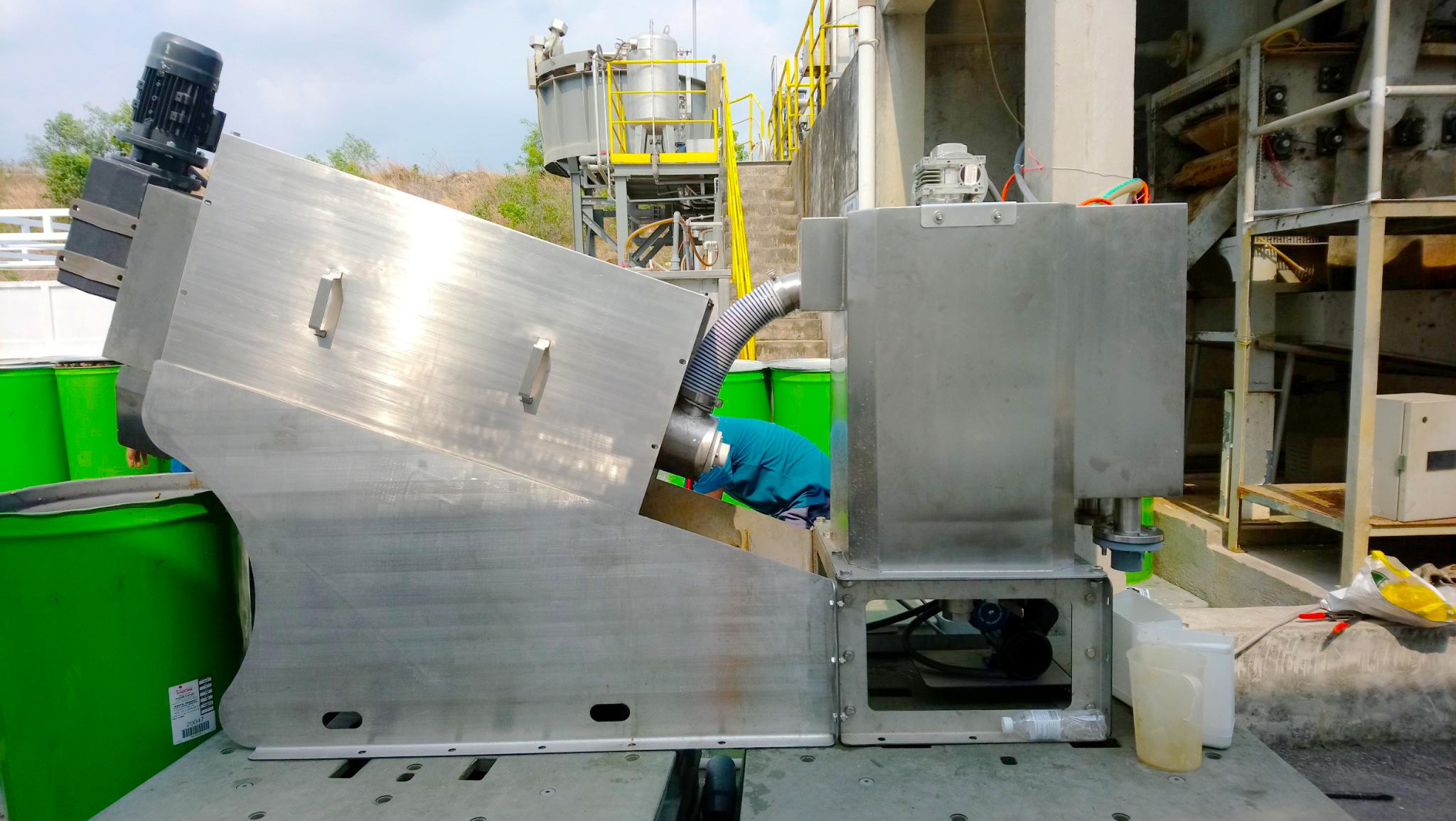 máy ép bùn trục vít