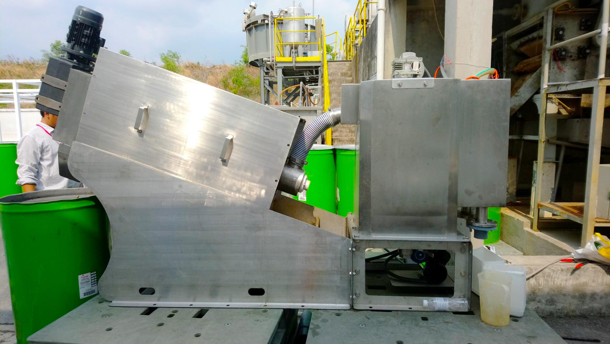 máy ép bùn trục vít