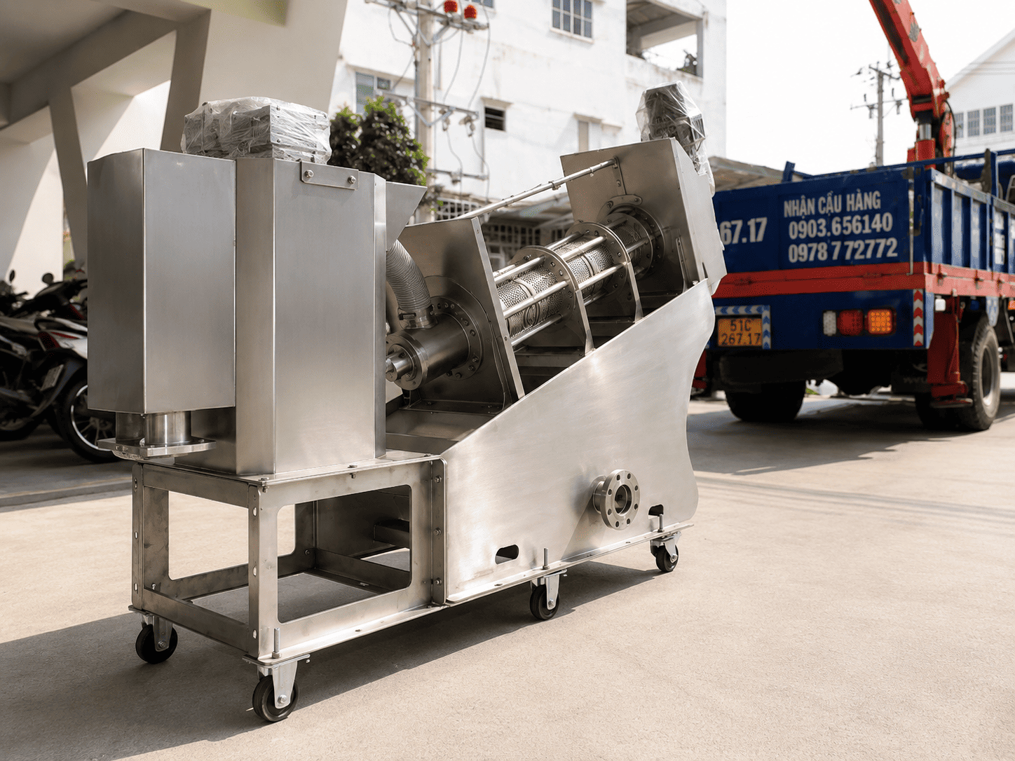 Cách chọn công suất motor cho máy ép bùn