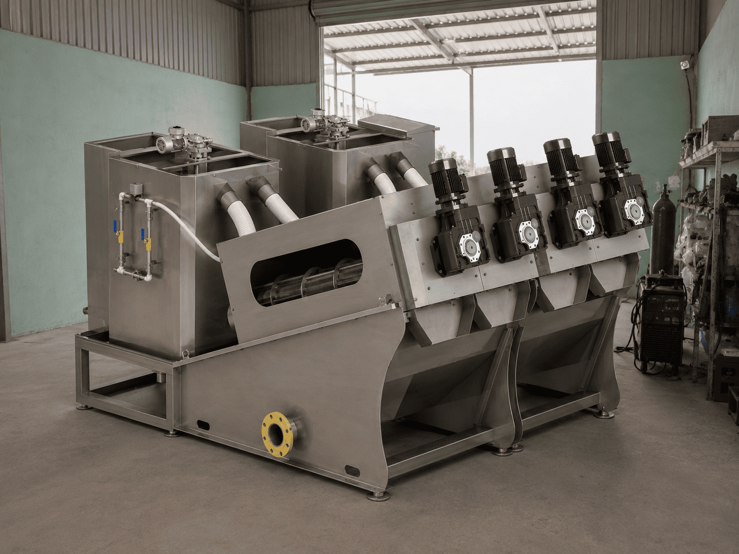 Máy ép bùn trục vít MEB-274-SS