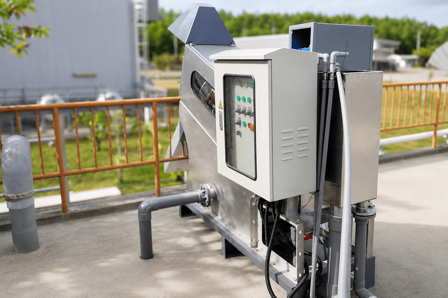 Máy ép bùn trục vít MEB-211-SS
