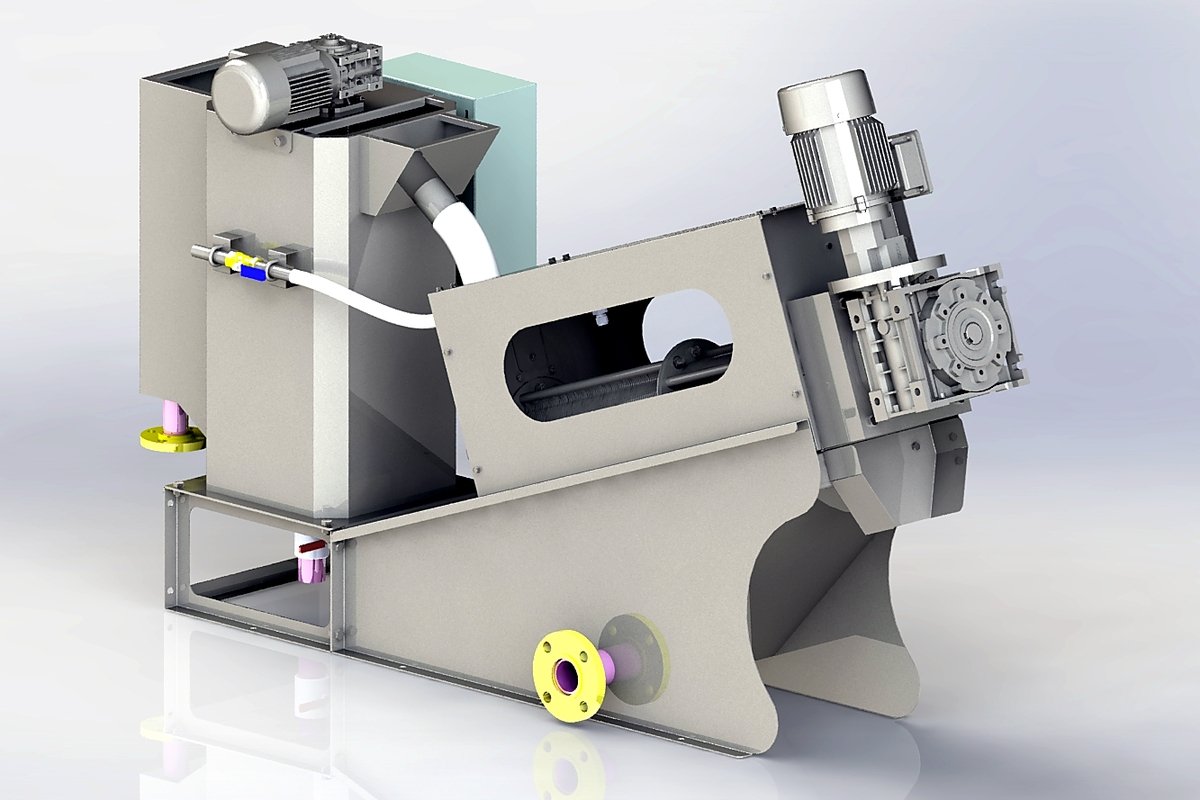 Máy ép bùn trục vít MEB-110-SS