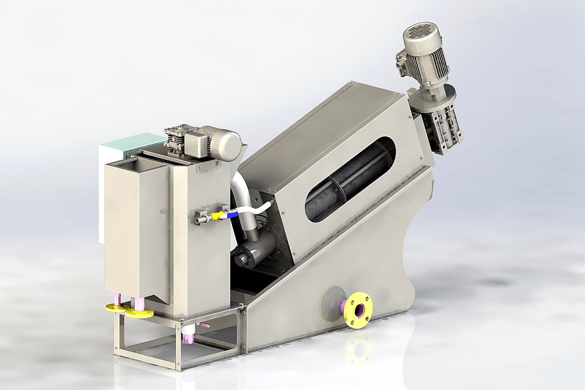 Máy ép bùn trục vít MEB-110-SS
