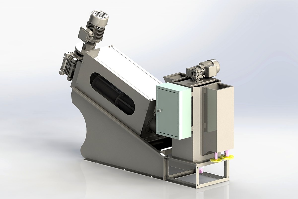 Máy ép bùn trục vít MEB-110-SS