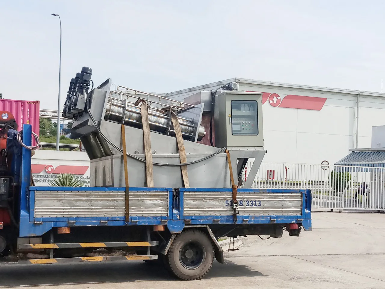Thiết bị SVNCORP tại dự án xử lý nước thải Việt Nam Nisshin Seifun